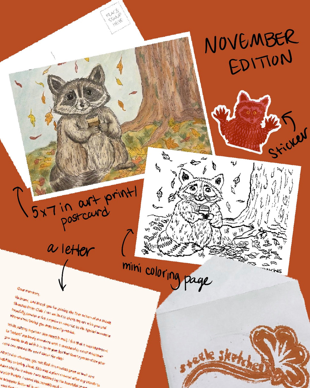 Steele Sketches Print Club (Subscription)