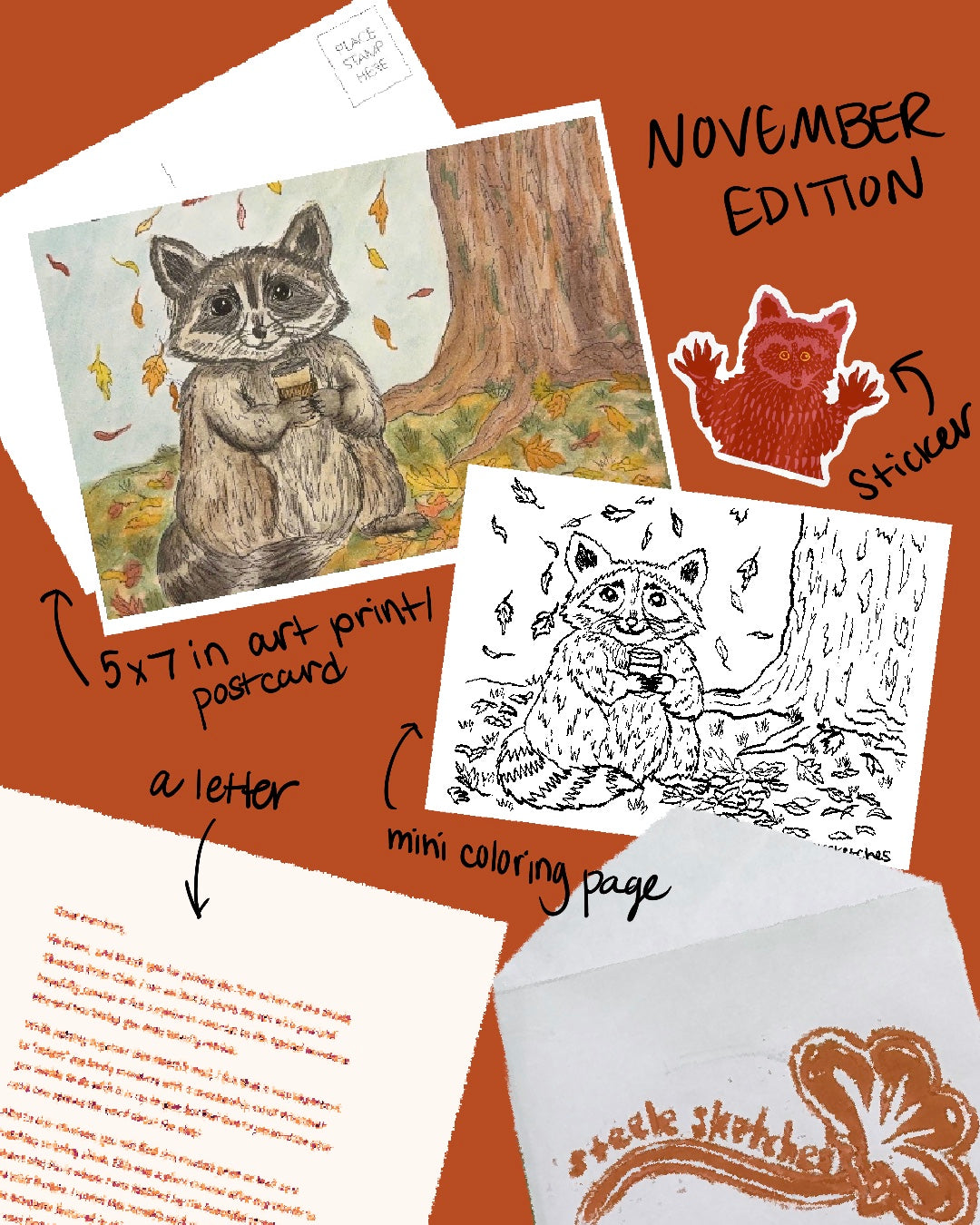 Steele Sketches Print Club (Subscription)